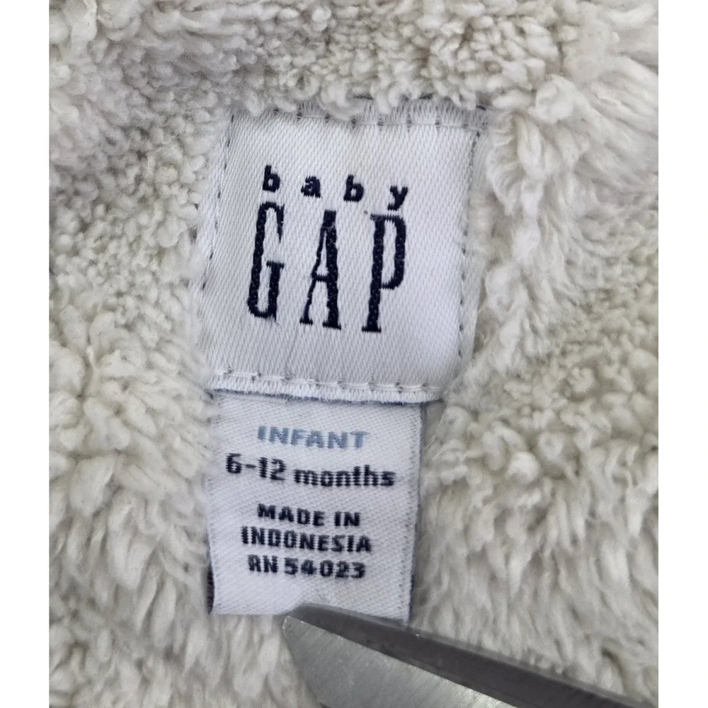 Vintage 2004 Baby GAP‎ Jean Jacket Infant 6-12 Months Lined Warm Button Closure